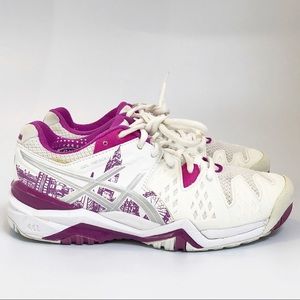 Women’s Gel-Resolution 6 London Tennis Shoes, 6.5
